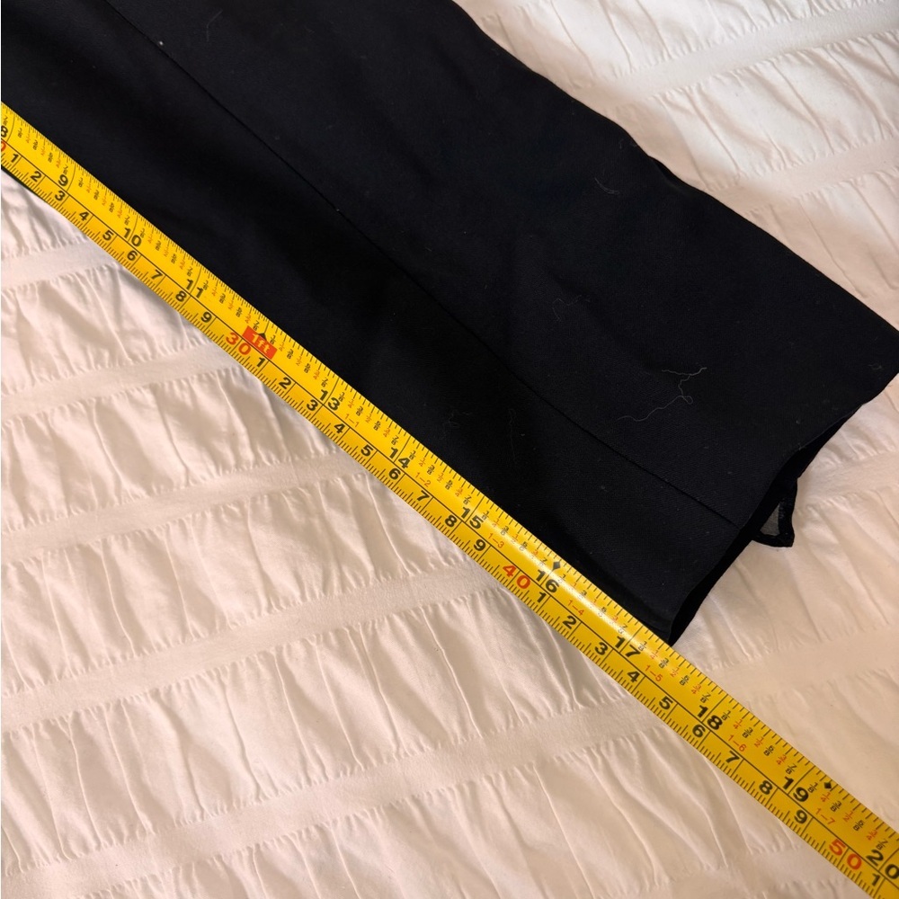 Vintage Louis Feraud Black Wool and Silk Blazer with Ruffled Trim - Picture 9 of 14